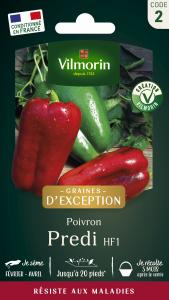 Poivron Predi HF1 - Graines d'Exception